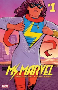 Ms. Marvel #1 - cover by Cliff Chiang